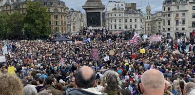 Kippenvel-beelden uit Londen: ‘VRIJHEID! VRIJHEID!’