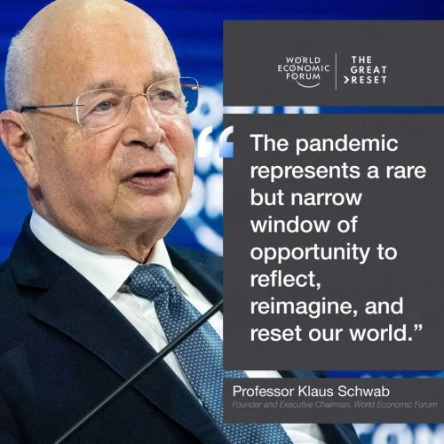 Klaus Schwab (voorzitter World Economic Forum) en ‘the great reset’ bewijs van totale planning